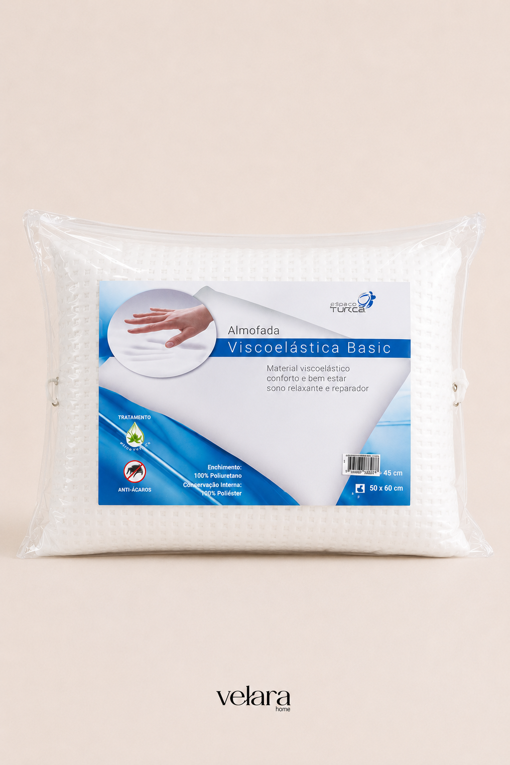 Almofada Viscoelástica Aloe Vera Viscobasic